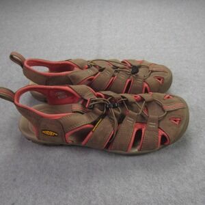 Keen Sandals Womens 9 Brown Pink Clearwater CNX Waterproof Outdoor Performance